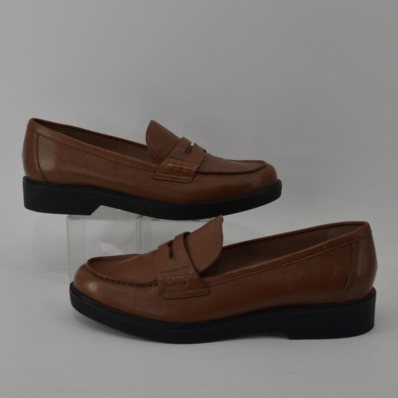 Nordstrom Women's Size 12 Lafayette Brown Loafer Leather - Picture 6 of 12